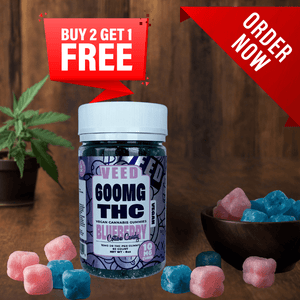 Sweet Deal Alert: Buy 2 Cotton Candy Blueberry Gummies, Get 1 Free - Only 55¢ each Gummie